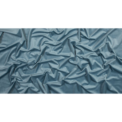 Ultra Soft Polyester Velvet - Powder Blue - British Imported Full