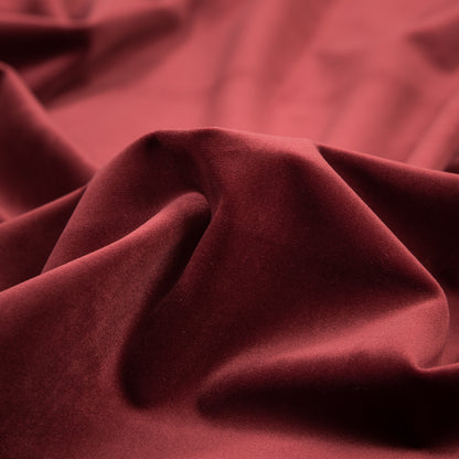 Ultra Soft Polyester Velvet - Cinnamon - British Imported Detail
