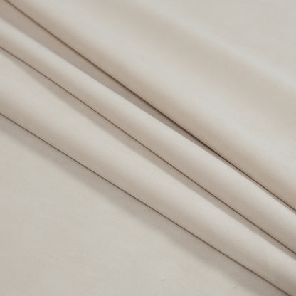 Ultra Soft Polyester Velvet - Cream - British Imported Folded