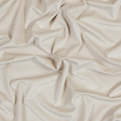 Ultra Soft Polyester Velvet - Cream - British Imported