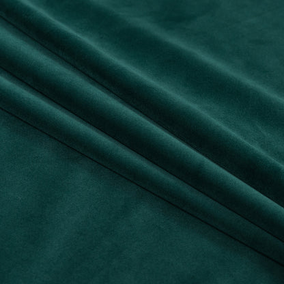 Ultra Soft Polyester Velvet - Emerald - British Imported Folded