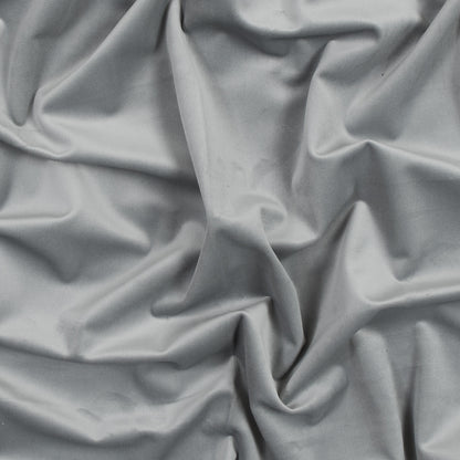 Ultra Soft Polyester Velvet - Silver - British Imported