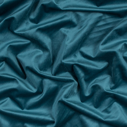 Ultra Soft Polyester Velvet - Teal - British Imported
