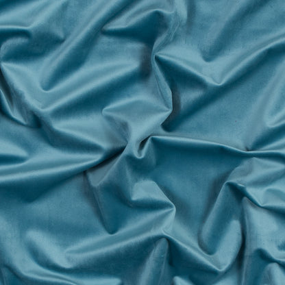 Ultra Soft Polyester Velvet - Topaz - British Imported