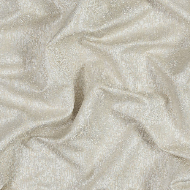 Satin-Face Jacquard - Champagne Crackle - British Imported
