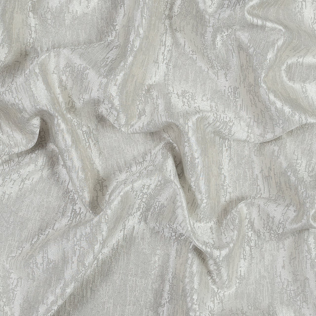 Satin-Face Jacquard - Dove Crackle - British Imported
