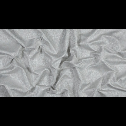 Satin-Face Jacquard - Silver Crackle - British Imported Full