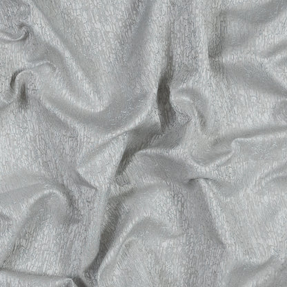 Satin-Face Jacquard - Silver Crackle - British Imported
