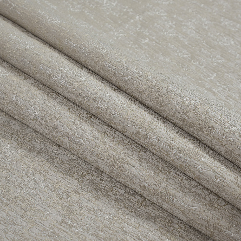 Satin-Face Jacquard - Wheat Crackle - British Imported Folded