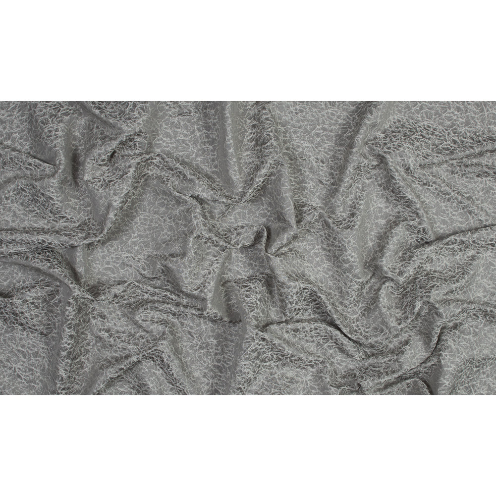 Satin-Faced Jacquard - Dove Cracked - British Imported Full