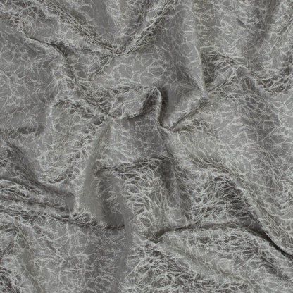 Satin-Faced Jacquard - Dove Cracked - British Imported
