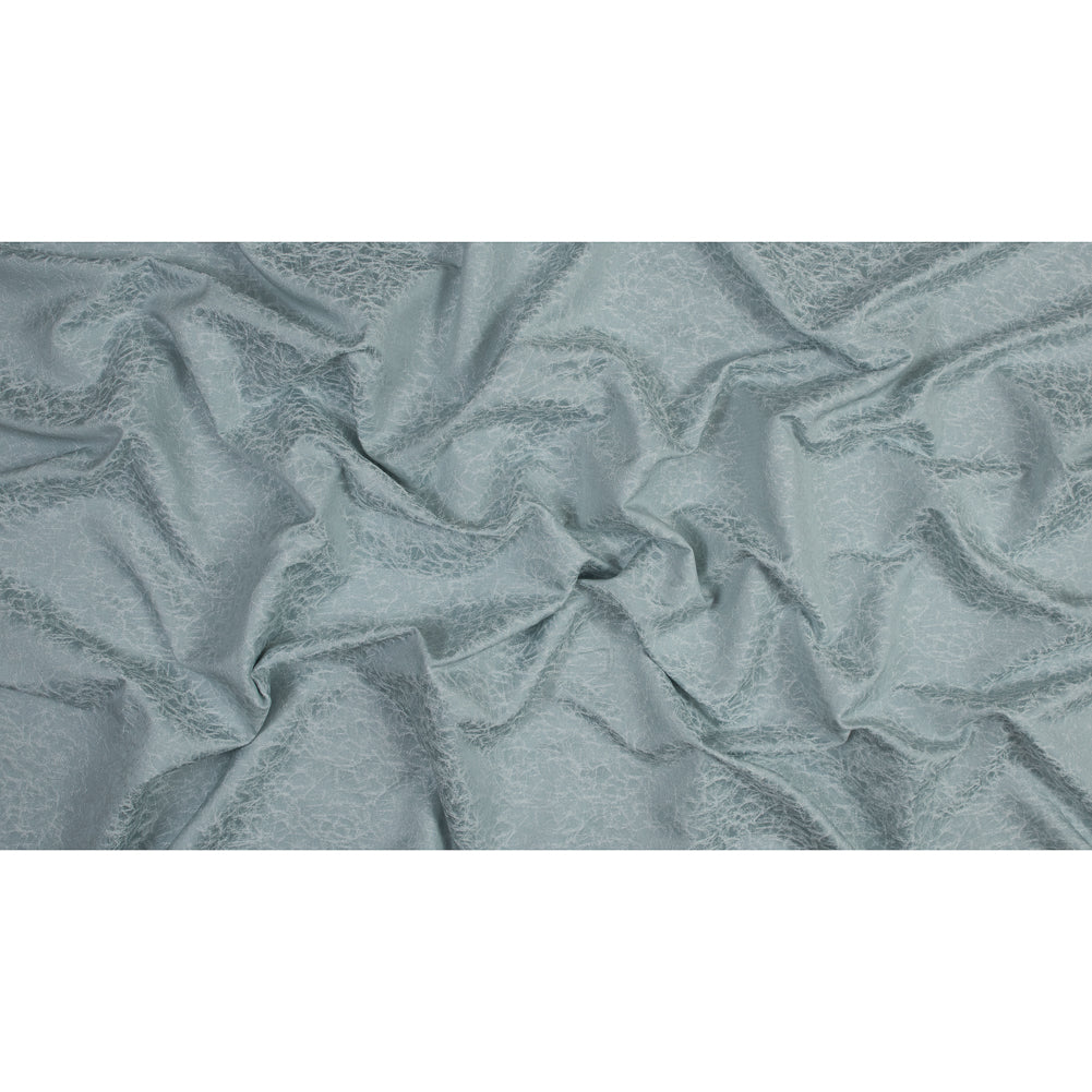 Satin-Faced Jacquard - Duckegg Cracked - British Imported Full