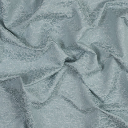 Satin-Faced Jacquard - Duckegg Cracked - British Imported