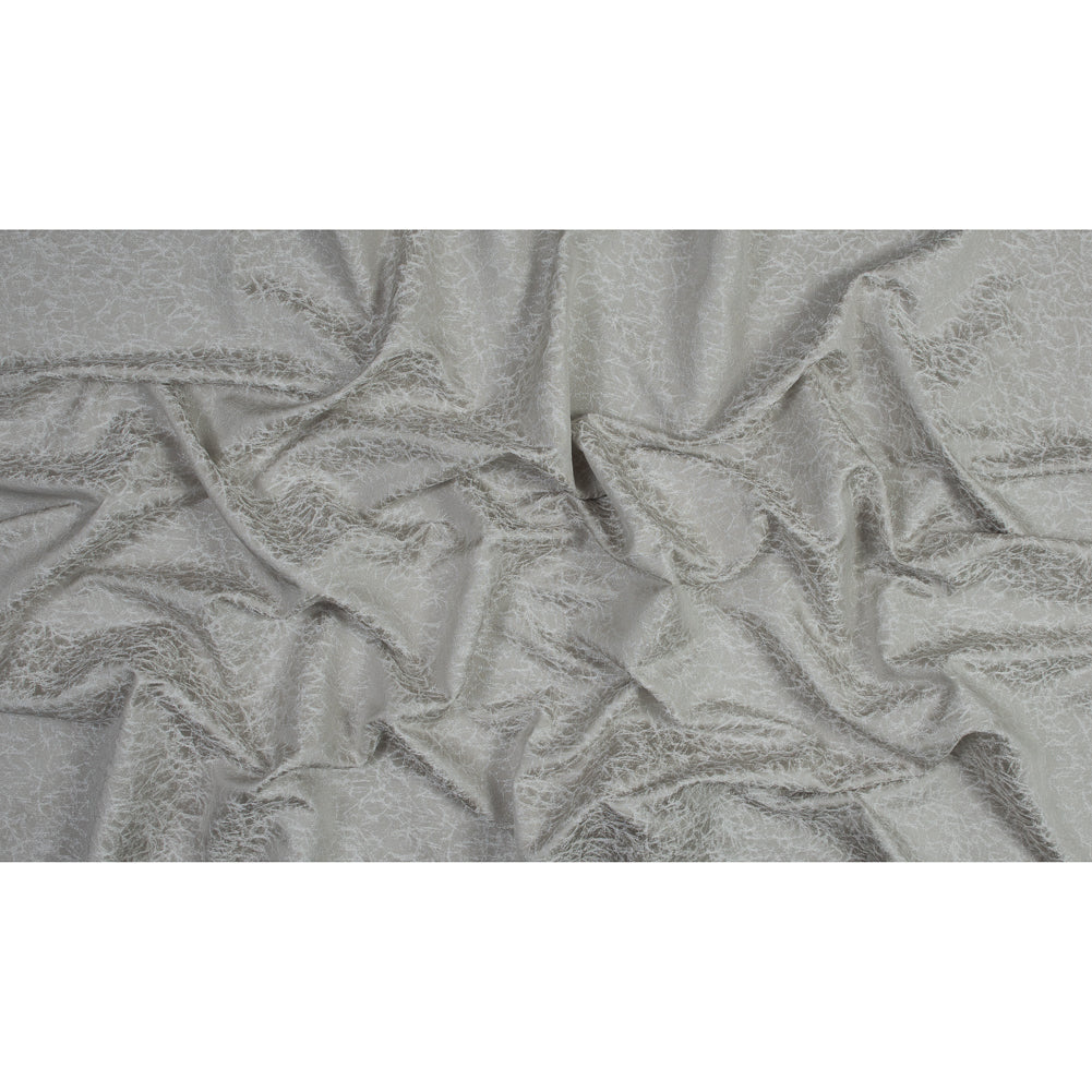 Satin-Faced Jacquard - Linen Cracked - British Imported Full