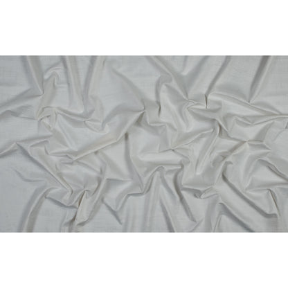 Embossed Textured Velvet - Alabaster - British Imported Full