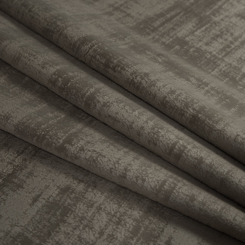 Embossed Textured Velvet - Birch - British Imported Folded