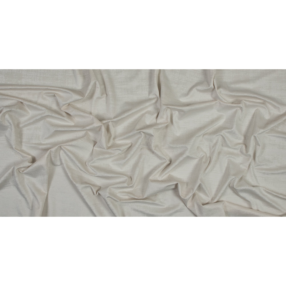 Embossed Textured Velvet - Ivory - British Imported Full