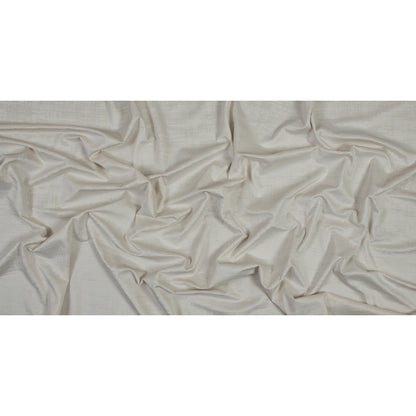 Embossed Textured Velvet - Ivory - British Imported Full