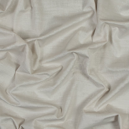Embossed Textured Velvet - Ivory - British Imported