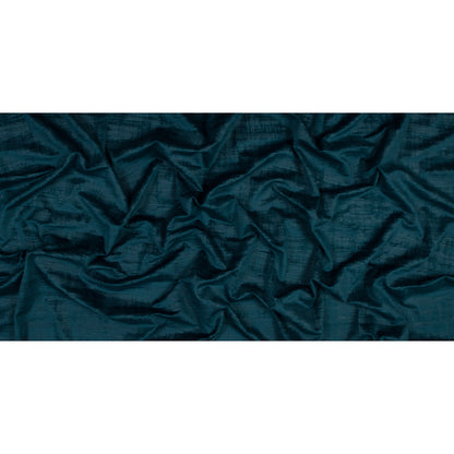 Embossed Textured Velvet - Peacock - British Imported Full