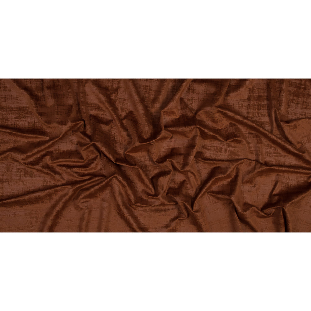 Embossed Textured Velvet - Saffron - British Imported Full