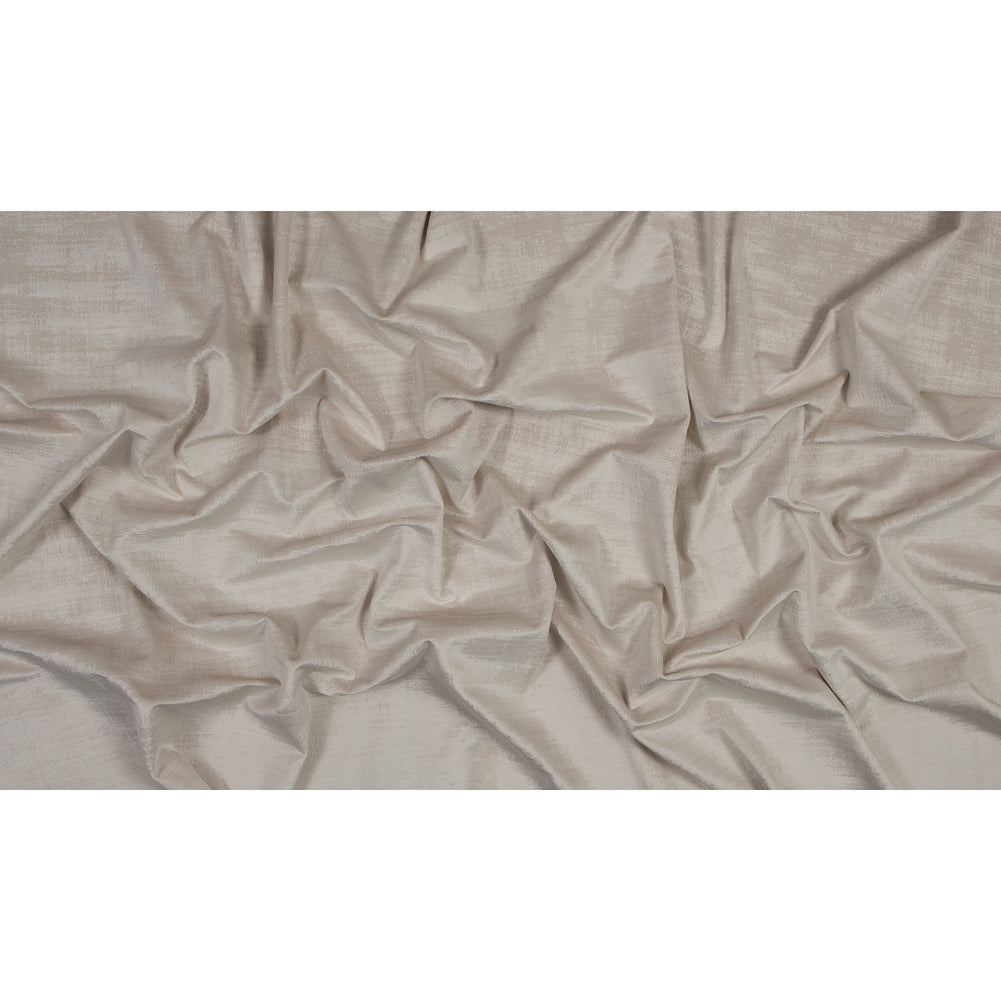 Embossed Textured Velvet - Sesame - British Imported Full
