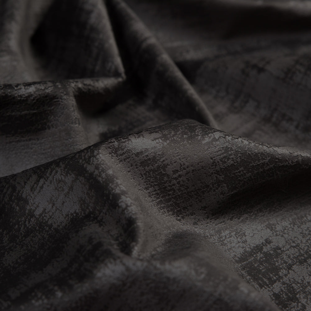 Embossed Textured Velvet - Slate - British Imported Detail