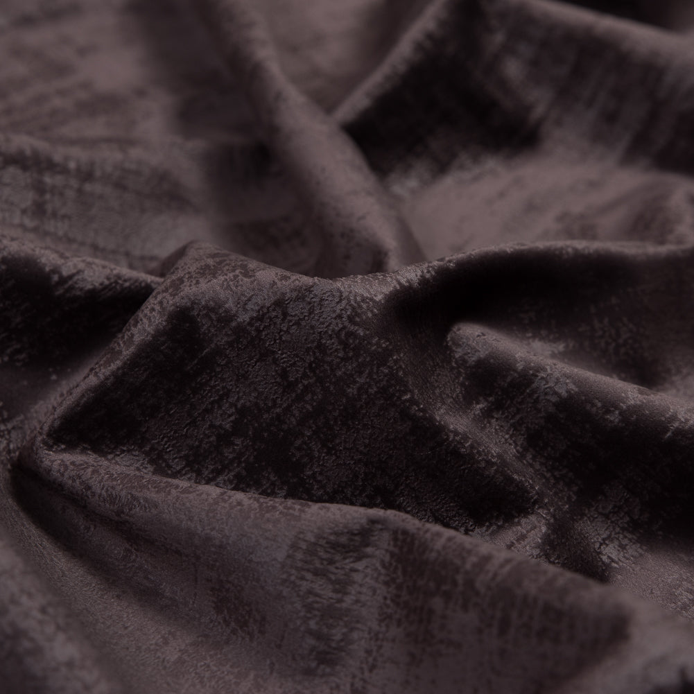 Embossed Textured Velvet - Thistle - British Imported Detail