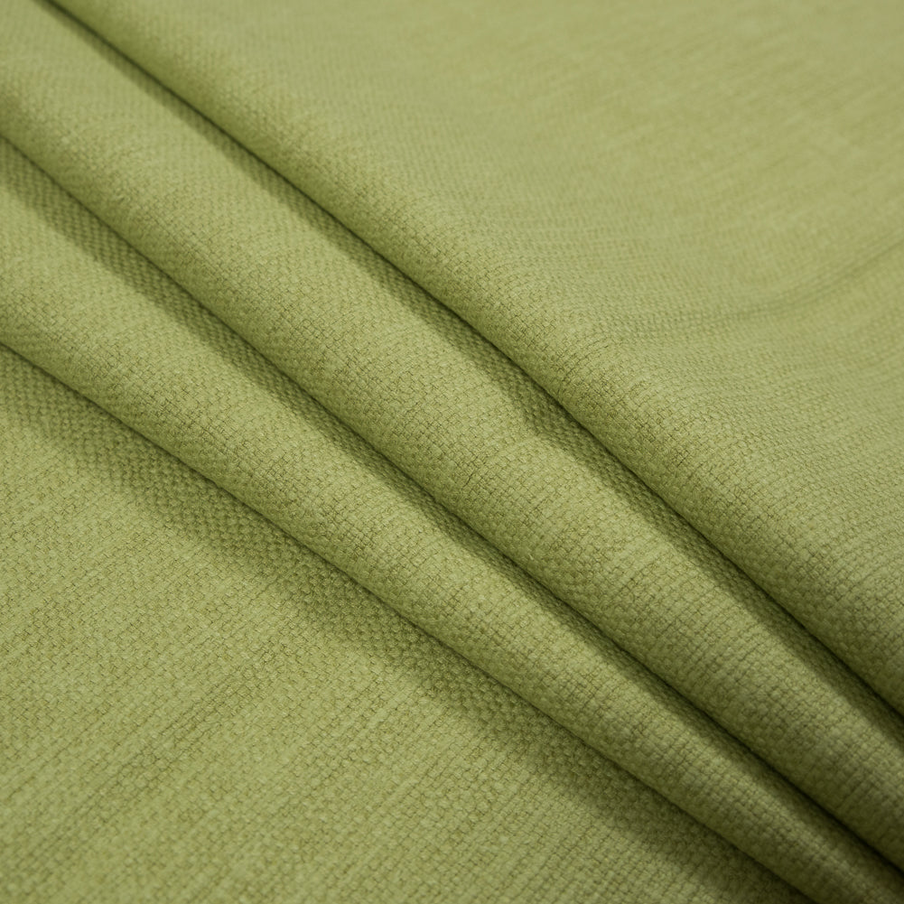 Polyester and Cotton Woven - Grass - British Imported Folded