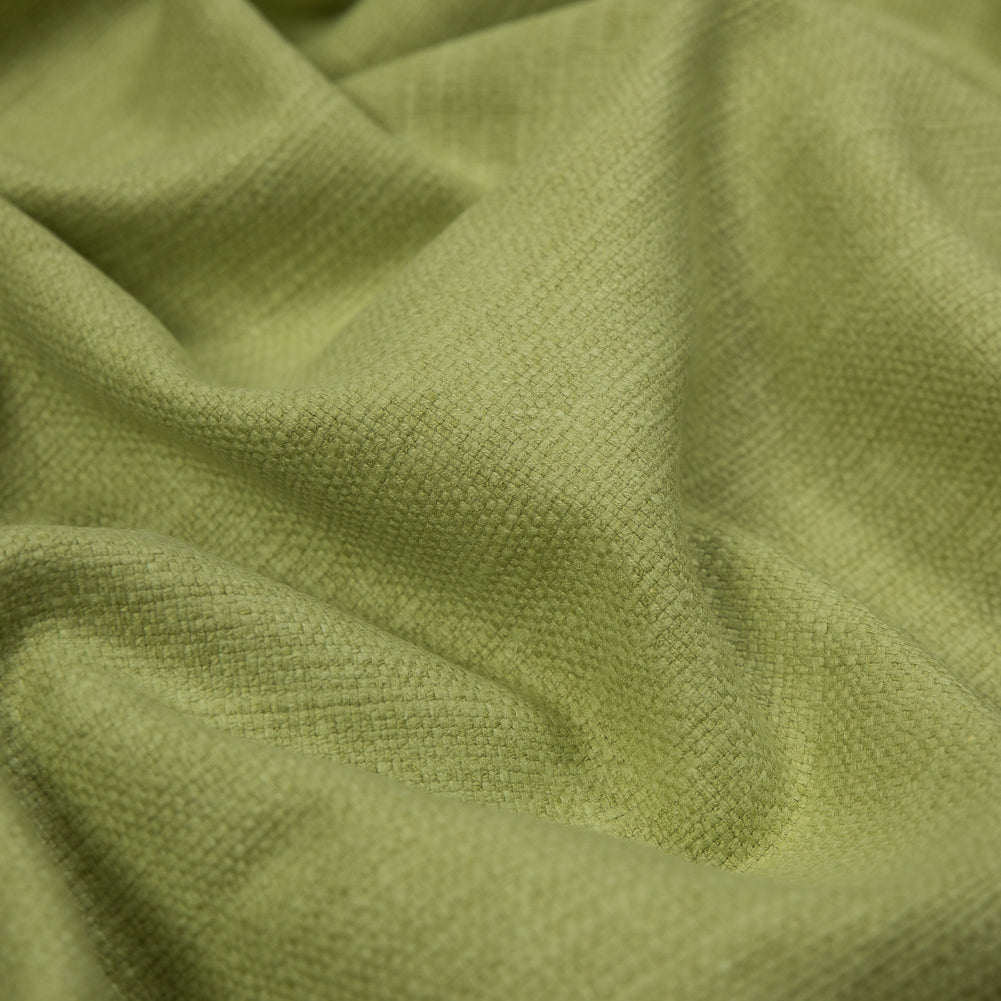 Polyester and Cotton Woven - Grass - British Imported Detail