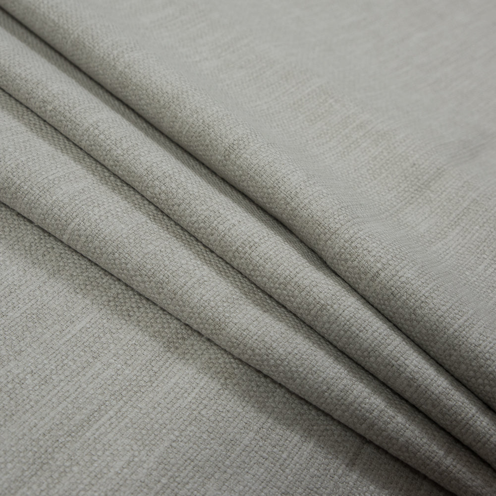 Polyester and Cotton Woven - Stone - British Imported Folded