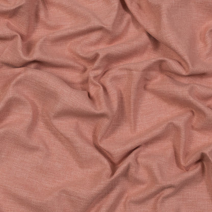 Polyester and Cotton Woven - Coral - British Imported