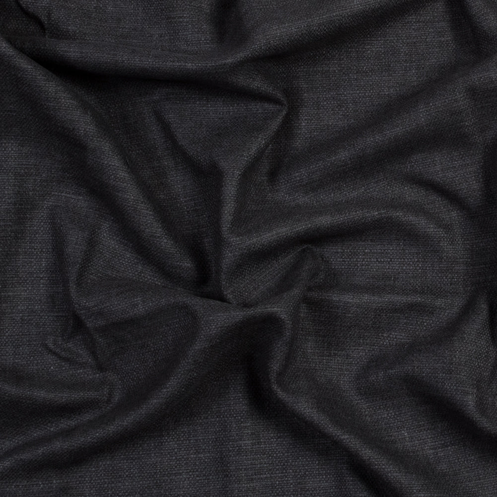 Polyester and Cotton Woven - Charcoal - British Imported