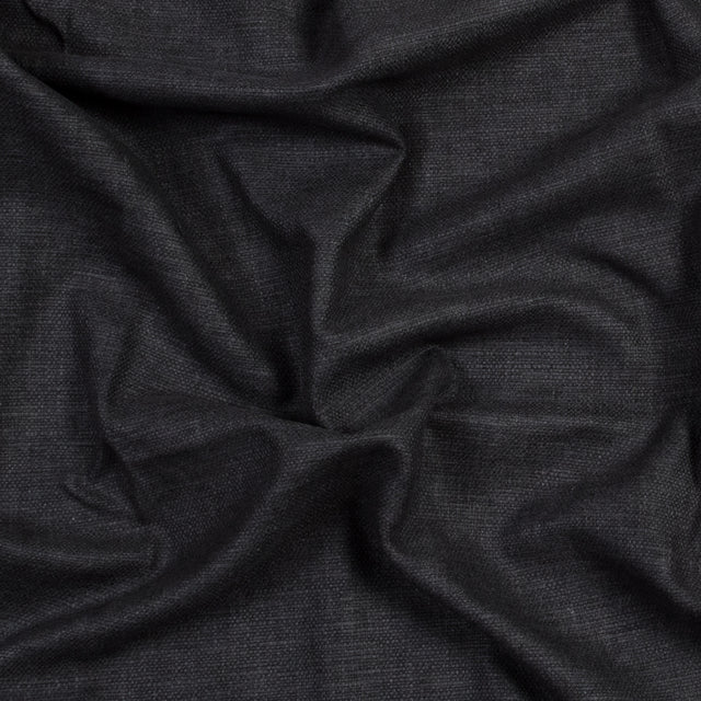 Polyester and Cotton Woven - Charcoal - British Imported