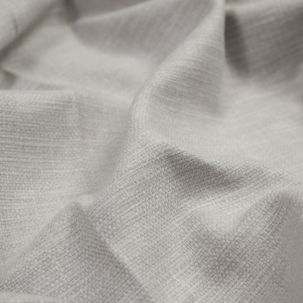 Polyester and Cotton Woven - Dove - British Imported Detail