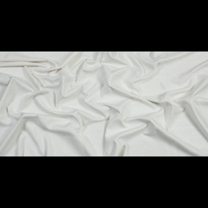 Polyester and Cotton Woven - Ivory - British Imported Full