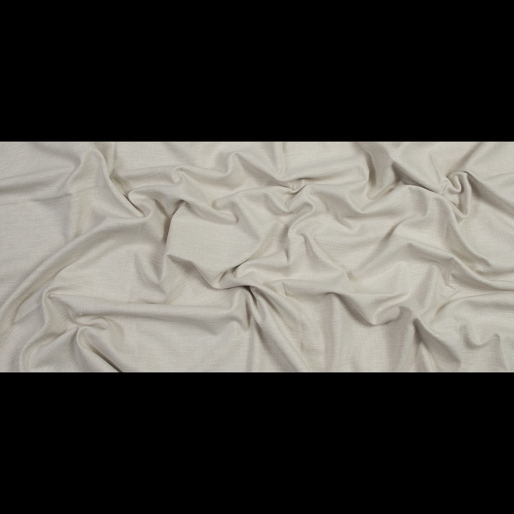 Polyester and Cotton Woven - Oyster - British Imported Full