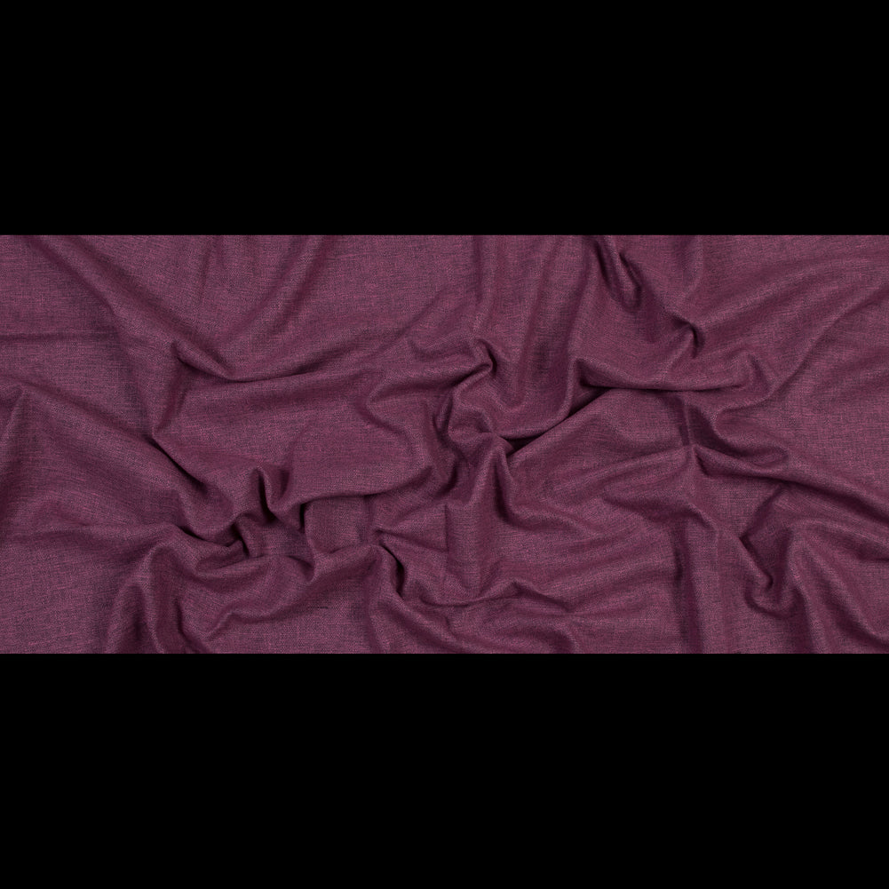 Polyester and Cotton Woven - Plum - British Imported Full