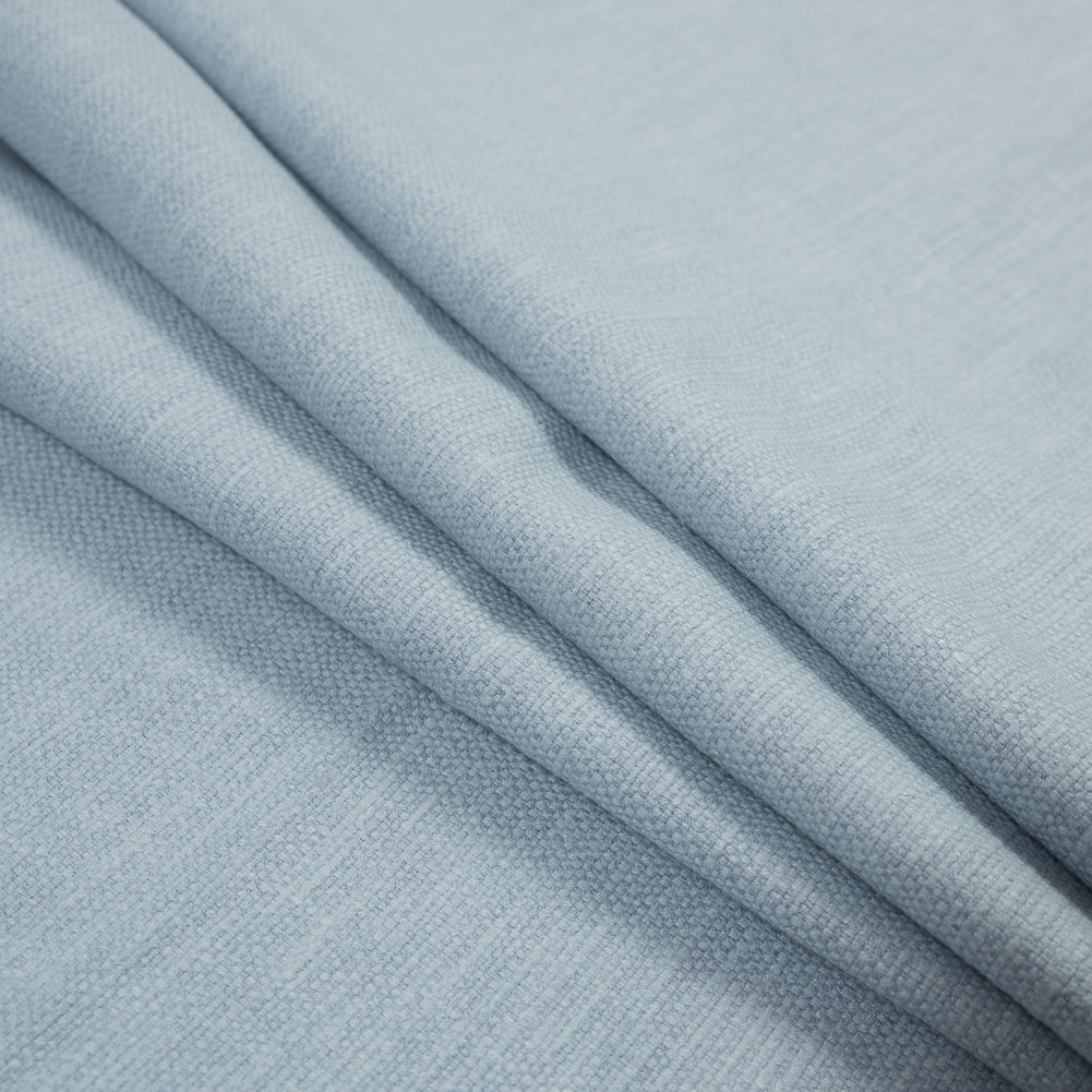 Polyester and Cotton Woven - Powder Blue - British Imported Folded