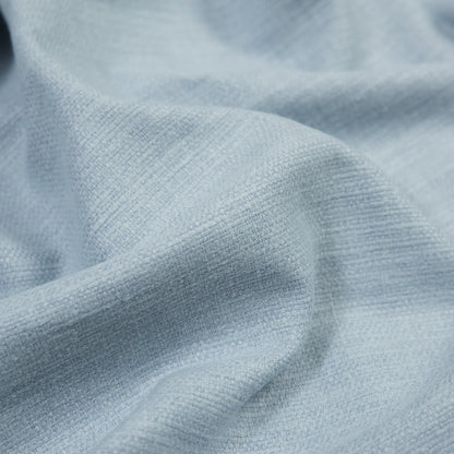 Polyester and Cotton Woven - Powder Blue - British Imported Detail