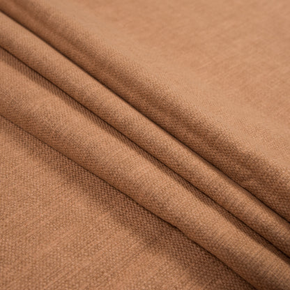 Polyester and Cotton Woven - Rust - British Imported Folded