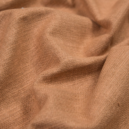 Polyester and Cotton Woven - Rust - British Imported Detail