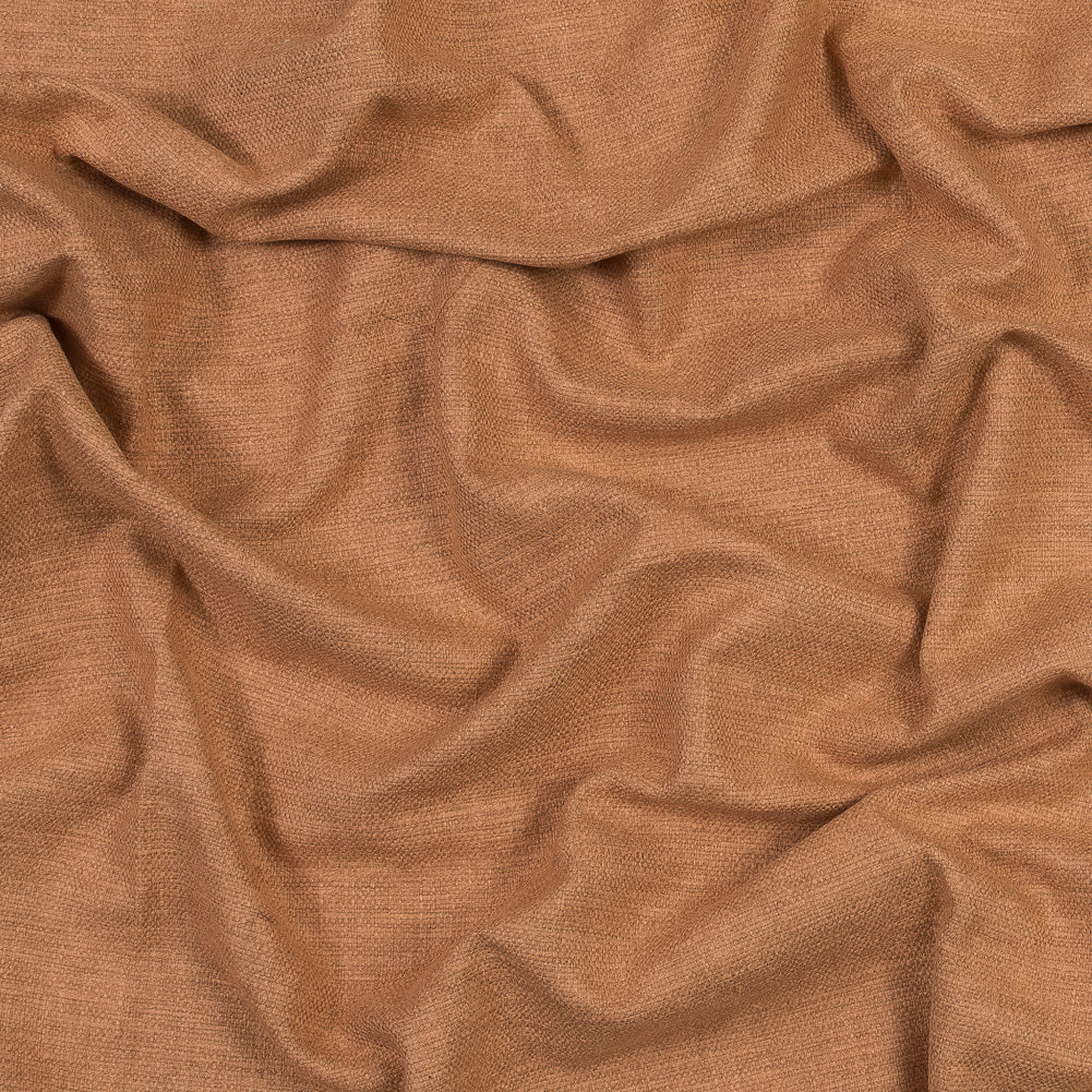 Polyester and Cotton Woven - Rust - British Imported