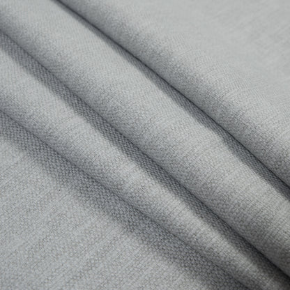 Polyester and Cotton Woven - Silver - British Imported Folded