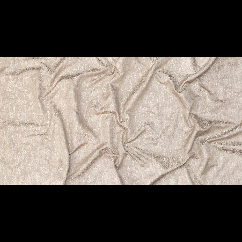 British Imported Truffle Crackle Polyester Jacquard Full