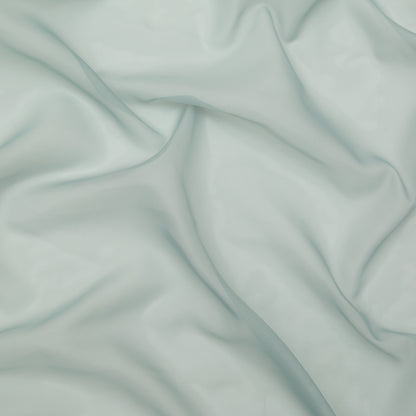 Smooth Drapery Sheers Fabric - Aqua - British Imported