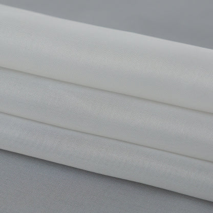 Smooth Drapery Sheers Fabric - Dove - British Imported Folded