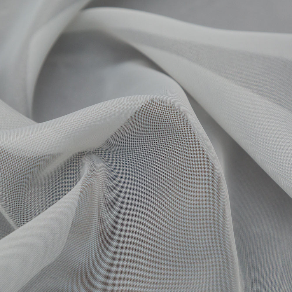 Smooth Drapery Sheers Fabric - Dove - British Imported Detail