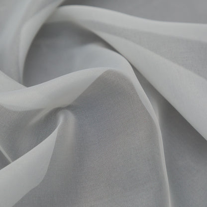Smooth Drapery Sheers Fabric - Dove - British Imported Detail