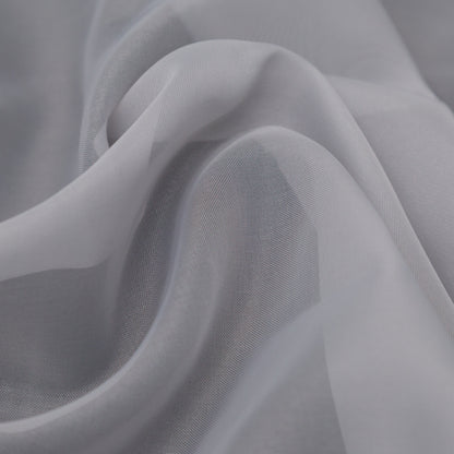 Smooth Drapery Sheers Fabric - Fog - British Imported Detail